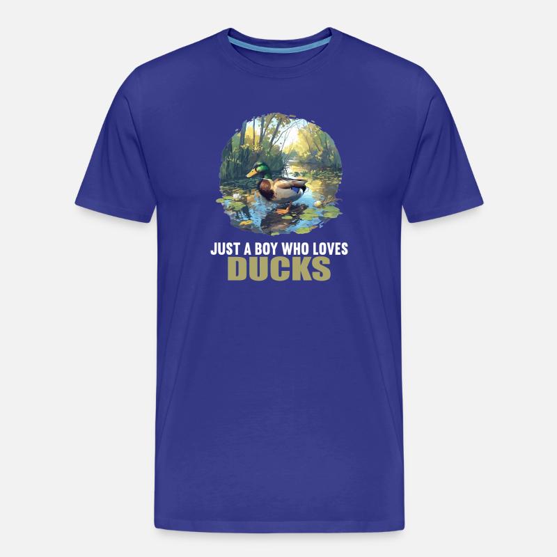 Enten Ente - Männer Premium Bio T-Shirt - Königsblau