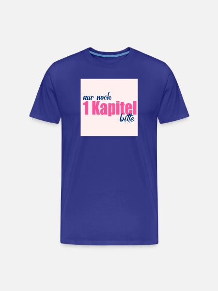 LOVE BOOKS READING CHAPTER - Men's Premium Organic T-Shirt - royal blue