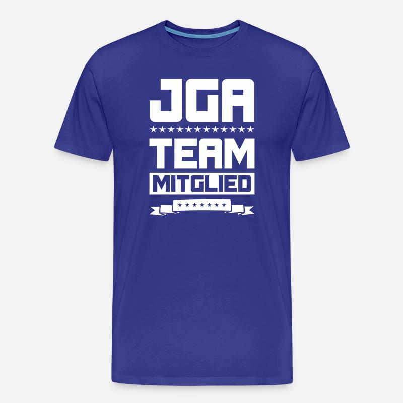 JGA TEAM MITGLIED - Männer Premium Bio T-Shirt - Königsblau