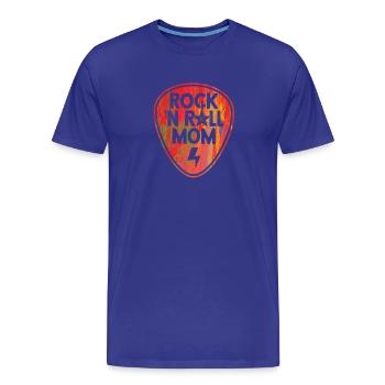 Rock 'n Roll Mom Music Guitar Rock Band - Männer Premium Bio T-Shirt - Königsblau - Vorne - Damien (186cm)