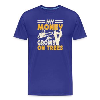 Funny Woodworker Woodworker Gift - Men's Premium Organic T-Shirt - royal blue - Front - Damien (186cm)
