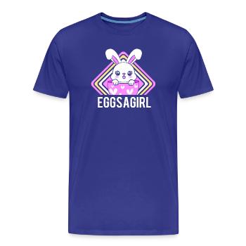 Gender Reveal Ostern Werdende Mutter - Männer Premium Bio T-Shirt - Königsblau - Vorne - Damien (186cm)