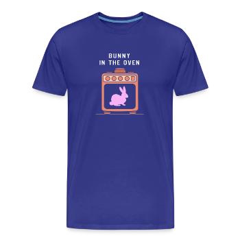 Werdende Mutter Ostern Gender Reveal - Männer Premium Bio T-Shirt - Königsblau - Vorne - Damien (186cm)