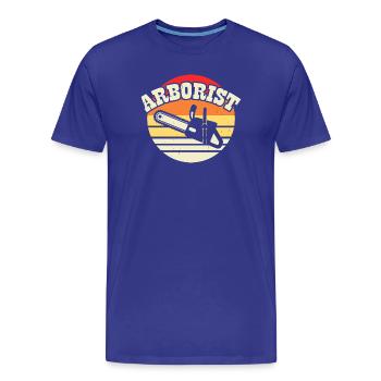 Ébéniste Ébéniste Cadeau Menuisier - T-shirt bio Premium Homme - bleu roi - Devant - Damien (186cm)