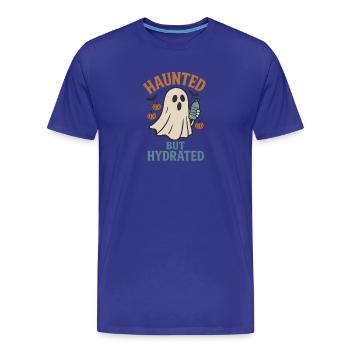 Spukender, aber hydratisierter Geist, Halloween - Männer Premium Bio T-Shirt - Königsblau - Vorne - Damien (186cm)
