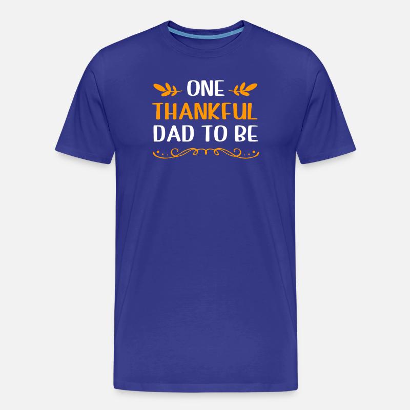 Thanksgiving Gender Reveal Werdende Mutter - Männer Premium Bio T-Shirt - Königsblau