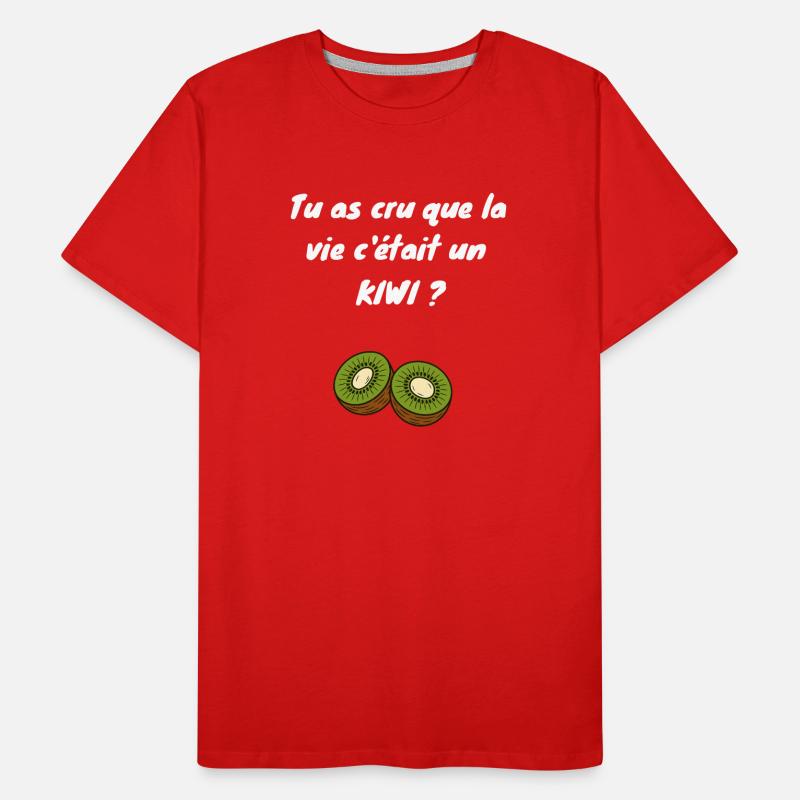 Dachten Sie, das Leben sei ein Kiwi? Männer Premium Bio T-Shirt