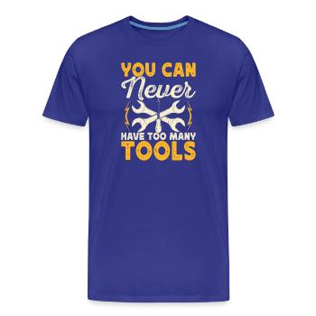 Car Mechanic Mechatronics Technician Gift - Men's Premium Organic T-Shirt - royal blue - Front - Damien (186cm)