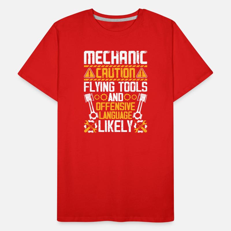 Car Mechanic Mechatronics Technician Screwdriver Gift Men's Premium Organic T-Shirt
