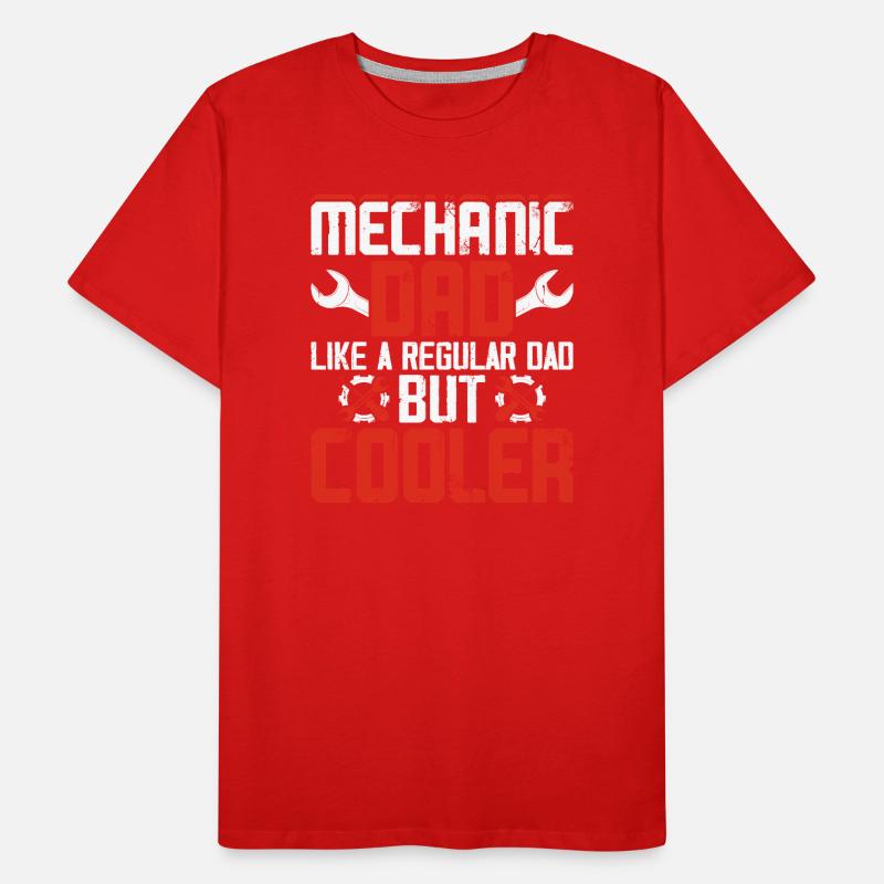Mechanic Dad Mechatronics Technician Screwdriver Gift Men's Premium Organic T-Shirt