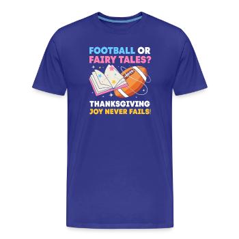 Thanksgiving Gender Reveal Werdende Mutter - Männer Premium Bio T-Shirt - Königsblau - Vorne - Damien (186cm)