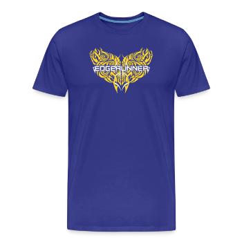 EdgeRunner Cyberpunk - T-shirt bio Premium Homme - bleu roi - Devant - Damien (186cm)