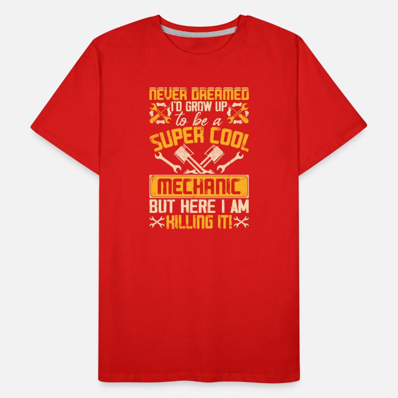 Mechanic Mechatronics Technician Screwdriver Gift Men's Premium Organic T-Shirt