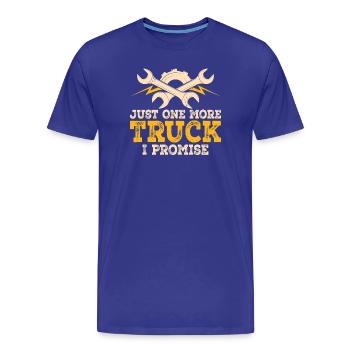 Mechanic Mechatronics Technician Screwdriver Gift - Men's Premium Organic T-Shirt - royal blue - Front - Damien (186cm)