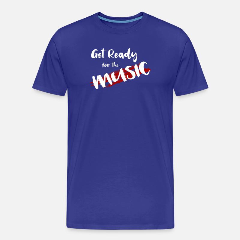 Get Ready - Männer Premium Bio T-Shirt - Königsblau