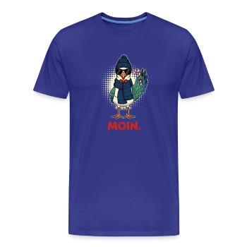 Moin Seagull Seemann Frise orientale Vacances - T-shirt bio Premium Homme - bleu roi - Devant - Damien (186cm)
