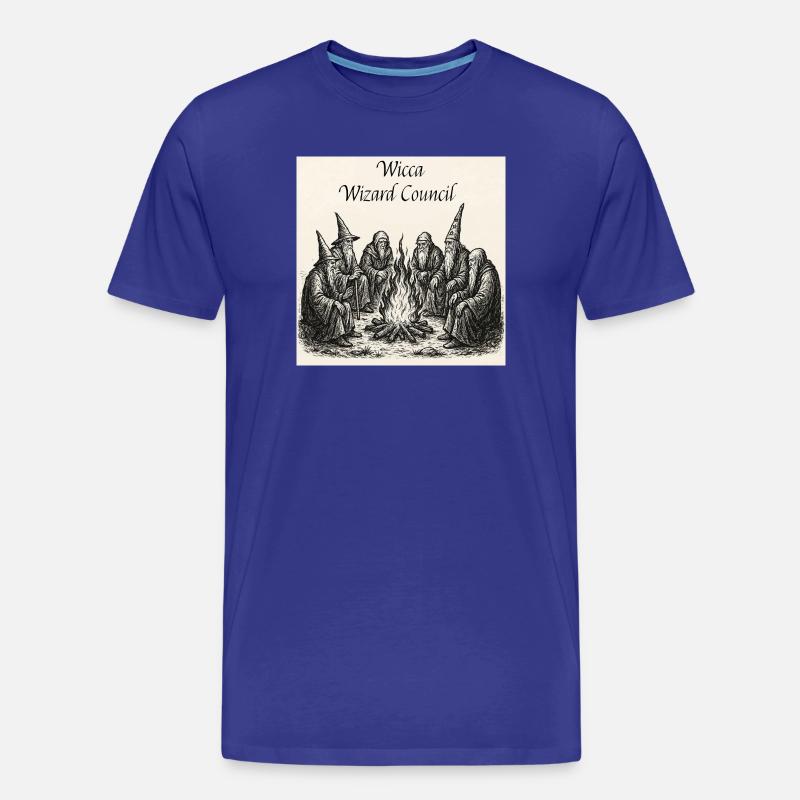 Wicca Wizard Rat - Männer Premium Bio T-Shirt - Königsblau