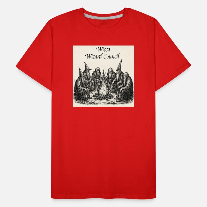 Wicca Wizard Council Men's Premium Organic T-Shirt
