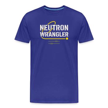 Fier - T-shirt bio Premium Homme - bleu roi - Devant - Damien (186cm)