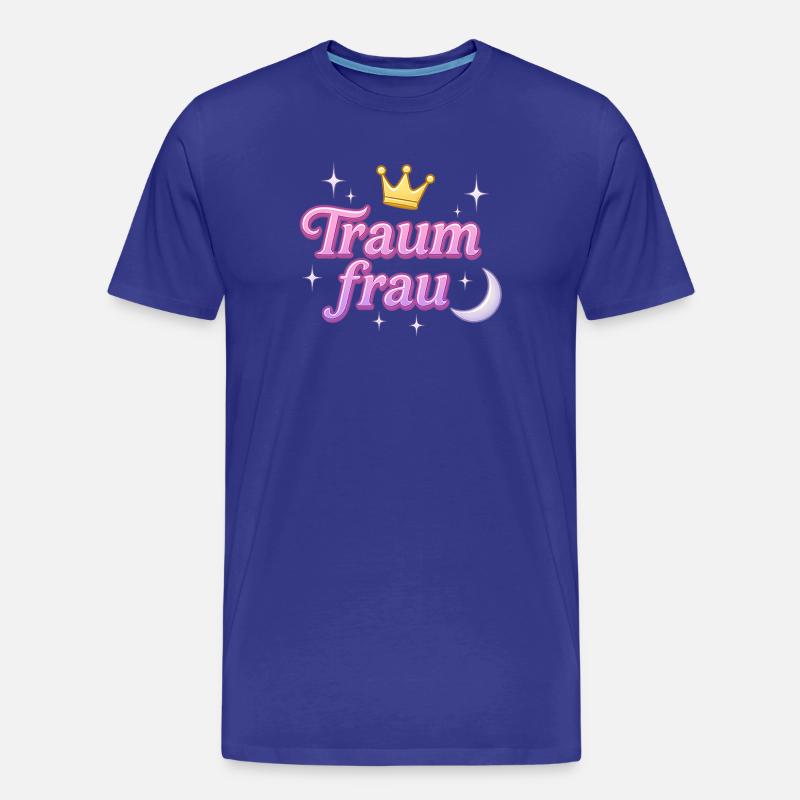 traumfrau / y2k statement spitzname design  - Männer Premium Bio T-Shirt - Königsblau