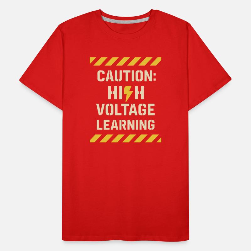 Apprentice electrician, student in the electrical trade Men's Premium Organic T-Shirt