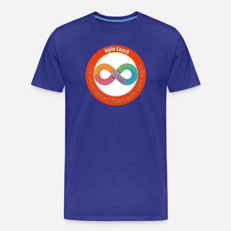Transformation? Start with your egos - Männer Premium Bio T-Shirt - Königsblau