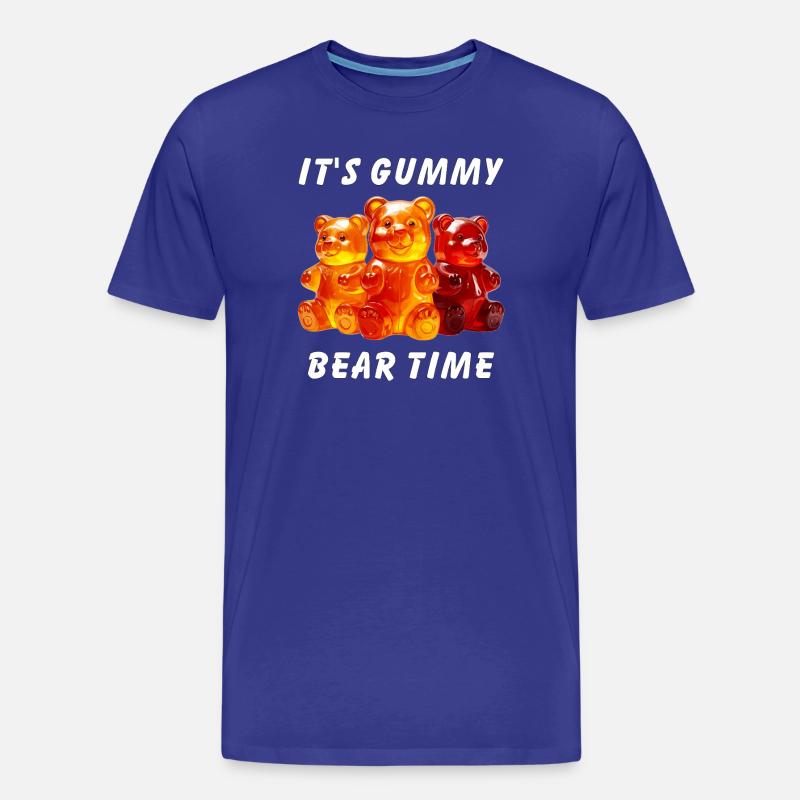 IT'S GUMMY BEAR TIME - Männer Premium Bio T-Shirt - Königsblau