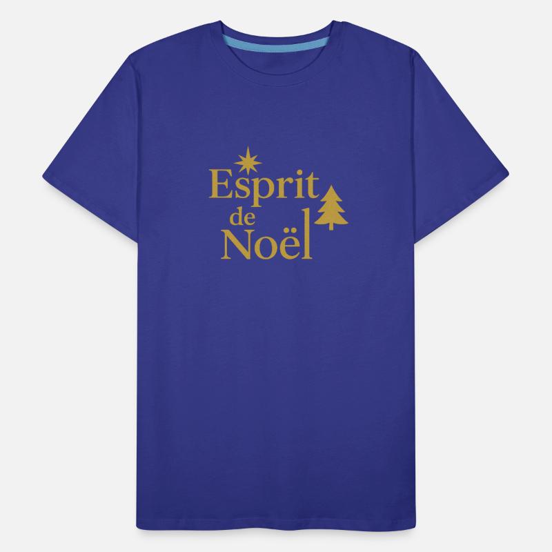 Logo Noël Chic – Design Festif T-shirt bio Premium Homme