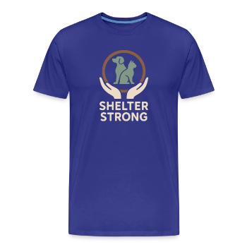 Tierheimmitarbeiter, Tierrettungs-freiwilliger - Männer Premium Bio T-Shirt - Königsblau - Vorne - Damien (186cm)