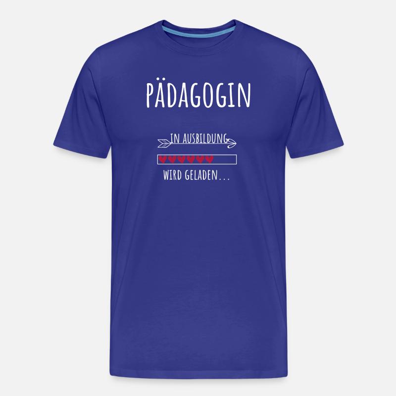 Studentin Beruf Ausbildung Pädagogin - Männer Premium Bio T-Shirt - Königsblau