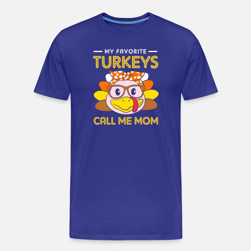 Thanksgiving Mama Mutter Oma Großmutter - Männer Premium Bio T-Shirt - Königsblau