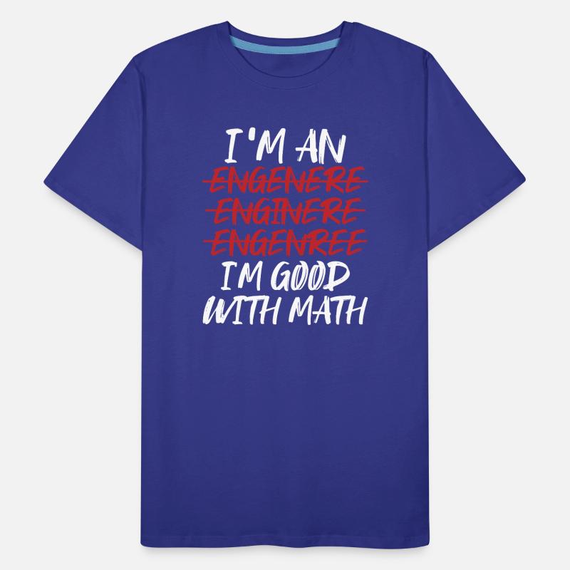 Math Math Math Teacher Mathematician Men's Premium Organic T-Shirt