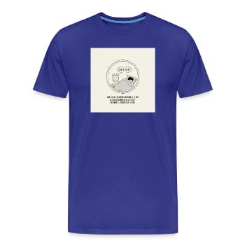 Noch 5 Minuten, wenn Sie aufwachen - Männer Premium Bio T-Shirt - Königsblau - Vorne - Damien (186cm)