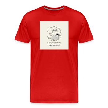Noch 5 Minuten, wenn Sie aufwachen - Männer Premium Bio T-Shirt - Rot - Vorne - Damien (186cm)