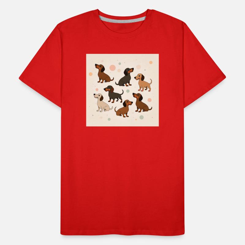 Dachshund Paradise Men's Premium Organic T-Shirt