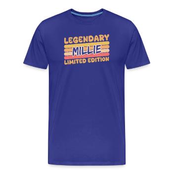 Millie als Name - Männer Premium Bio T-Shirt - Königsblau - Vorne - Damien (186cm)
