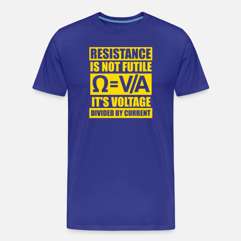 Physics Physicist Physics Student Physics Teacher - Men's Premium Organic T-Shirt - royal blue