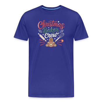  Christmas Baker Crew Weihnachtsbäcker Team - Männer Premium Bio T-Shirt - Königsblau - Vorne - Damien (186cm)