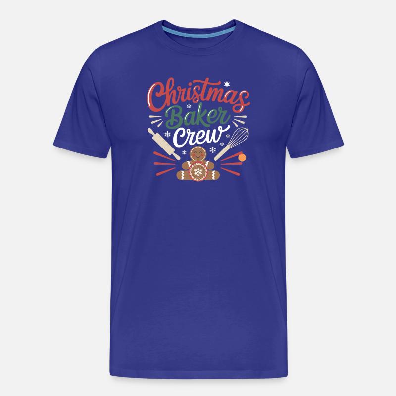  Christmas Baker Crew Weihnachtsbäcker Team - Männer Premium Bio T-Shirt - Königsblau