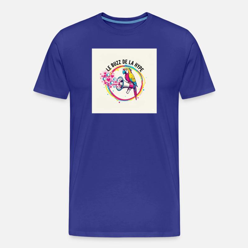 Papagei Summen - Männer Premium Bio T-Shirt - Königsblau