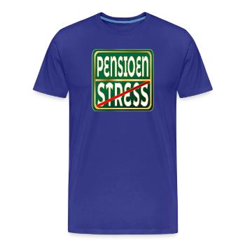 RETRAITE STRESS TRAVAIL - T-shirt bio Premium Homme - bleu roi - Devant - Damien (186cm)