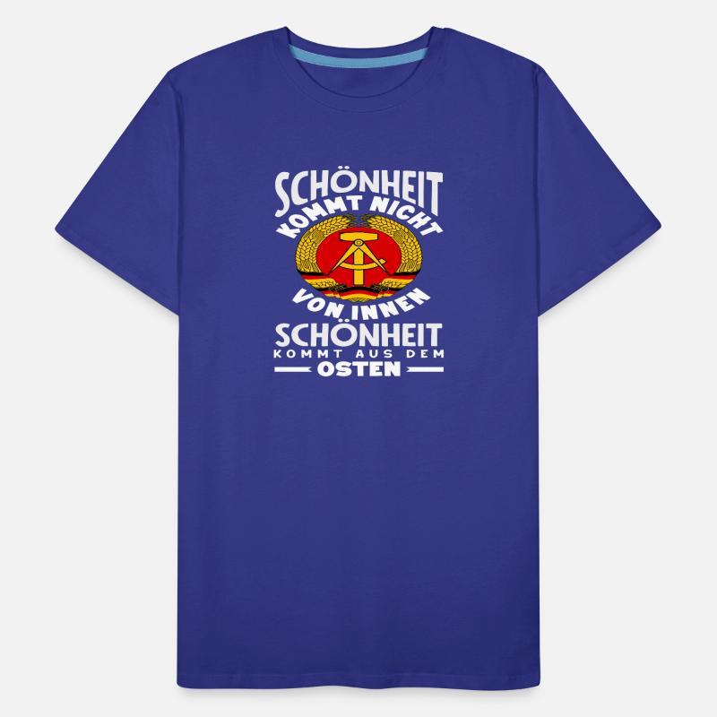 La beauté vient de la RDA d’Ossi Spruch T-shirt bio Premium Homme