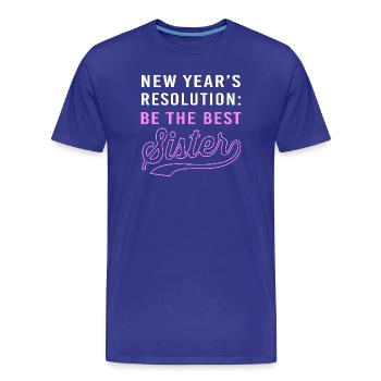 Gender Reveal New Year's Eve New Year New Year - Men's Premium Organic T-Shirt - royal blue - Front - Damien (186cm)