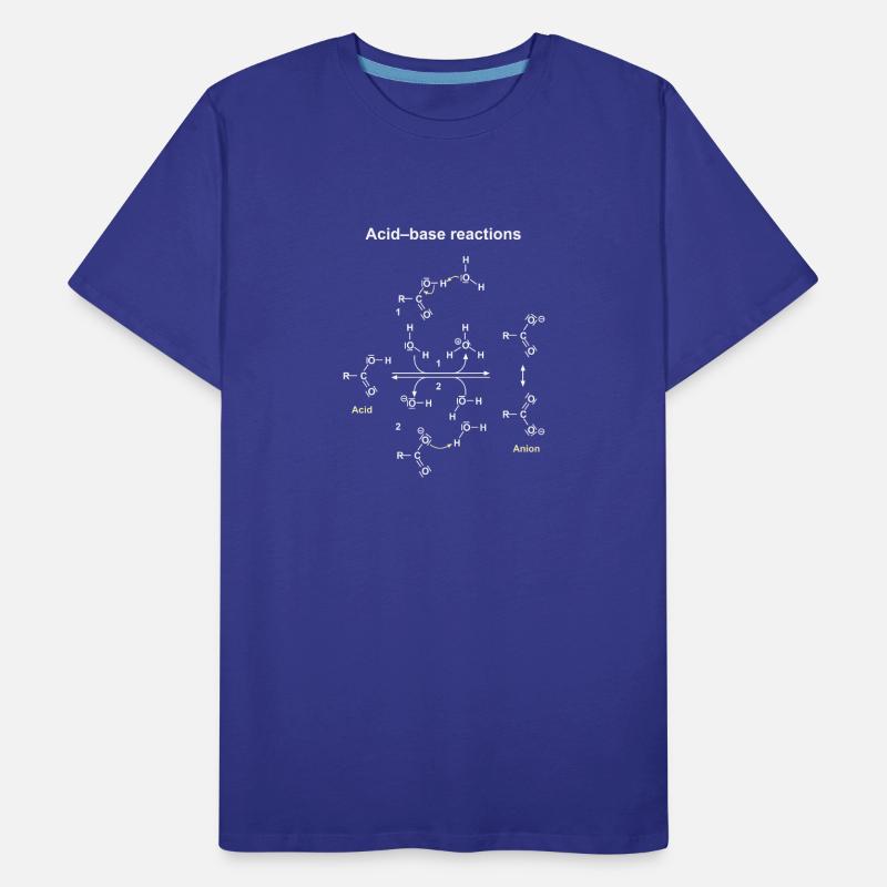 Réactions Acide Base Illustrées T-shirt bio Premium Homme