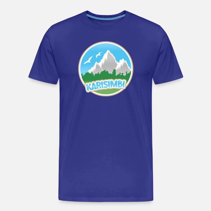 Karisimbi Karisimbi - Männer Premium Bio T-Shirt - Königsblau