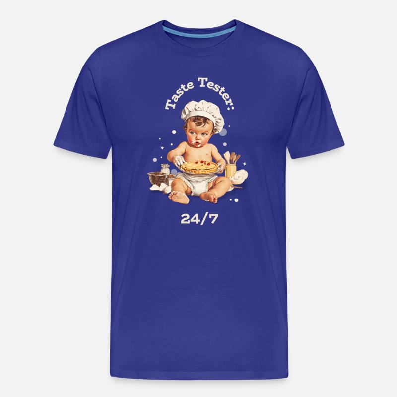 Schreibtests 24/7 - Männer Premium Bio T-Shirt - Königsblau
