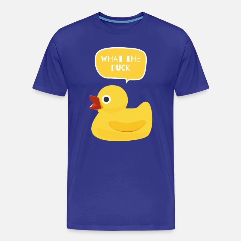 Was das Duck Design hat - Männer Premium Bio T-Shirt - Königsblau