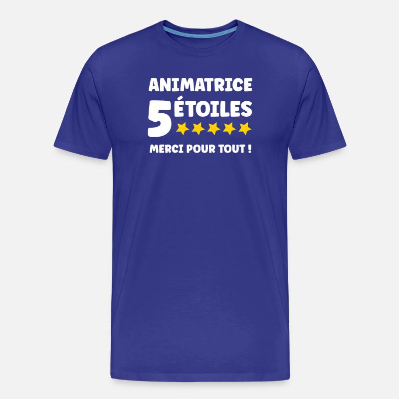 Moderator - Männer Premium Bio T-Shirt - Königsblau