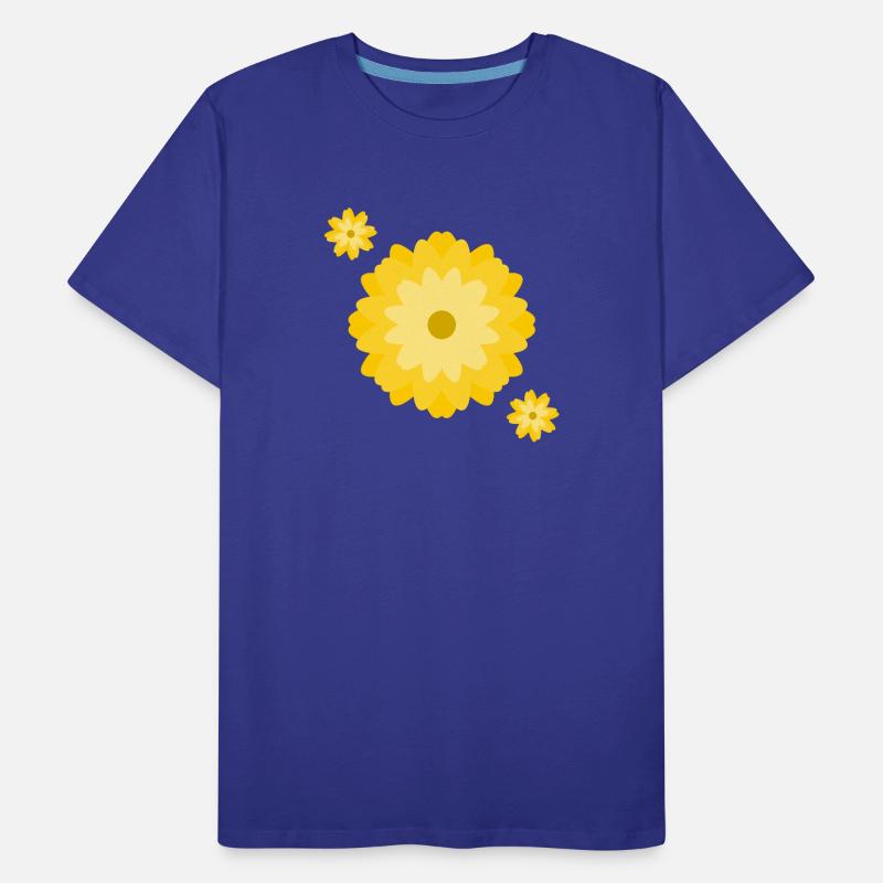 Explosion de marguerite ensoleillée T-shirt bio Premium Homme