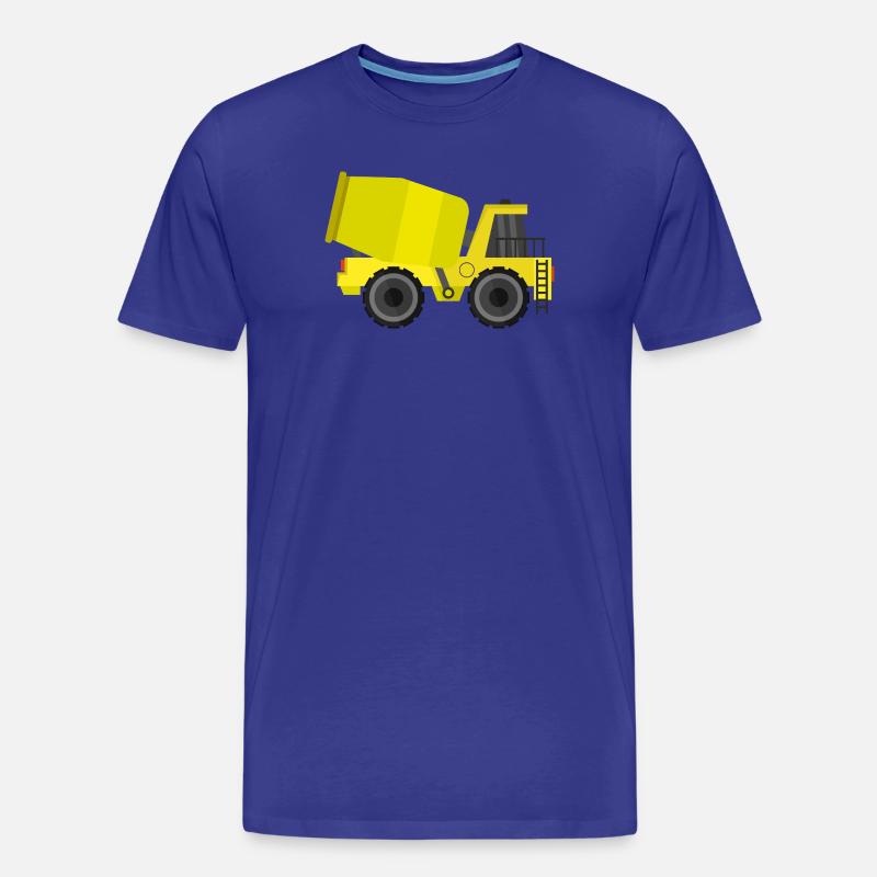 Betonmischer-LKW - Männer Premium Bio T-Shirt - Königsblau